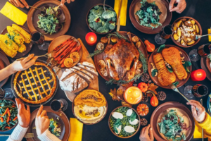 Thanksgiving table setting